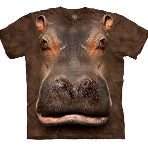The Mountain Hippo Hippopotamus River Horse Water Animal Herbivore T-Shirt S-2X